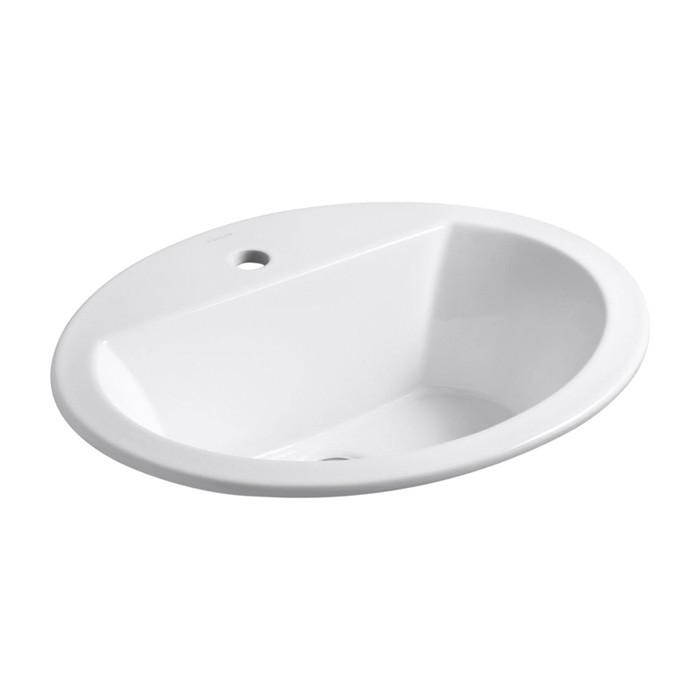 在庫あり 正規輸入品 KOHLER／コーラー オーバル洗面器 Bryant（ブライアント） 海外ブランド 輸入 機能的 おしゃれなラバトリーシンク 1ホール K-2699-1_1