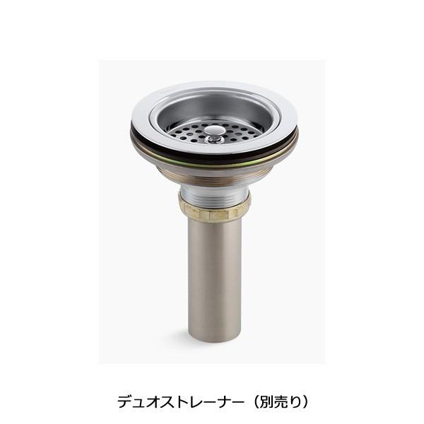 在庫あり KOHLER キッチンシンク コーラー ホワイトへブン サンダーグレイ 高級 流し エプロンシンク｜papasalada｜05