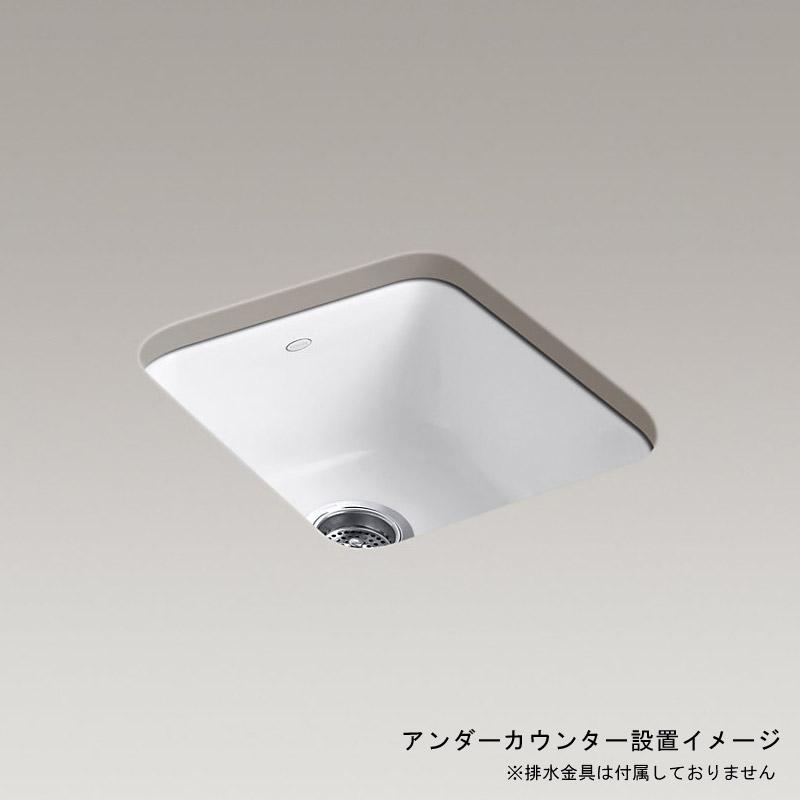 キッチンシンク KOHLER Iron Tones Kitchen Sink アイアントーン （S） 1槽シンク 流し台｜papasalada｜03