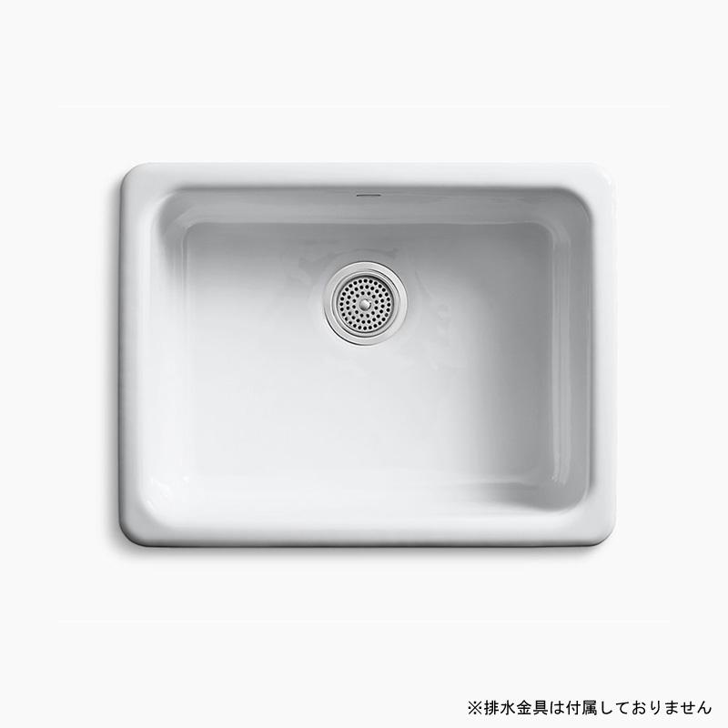 キッチンシンク　KOHLER　Iron　Tones　Sink　アイアントーン　1槽シンク　Kitchen　（M）　流し台