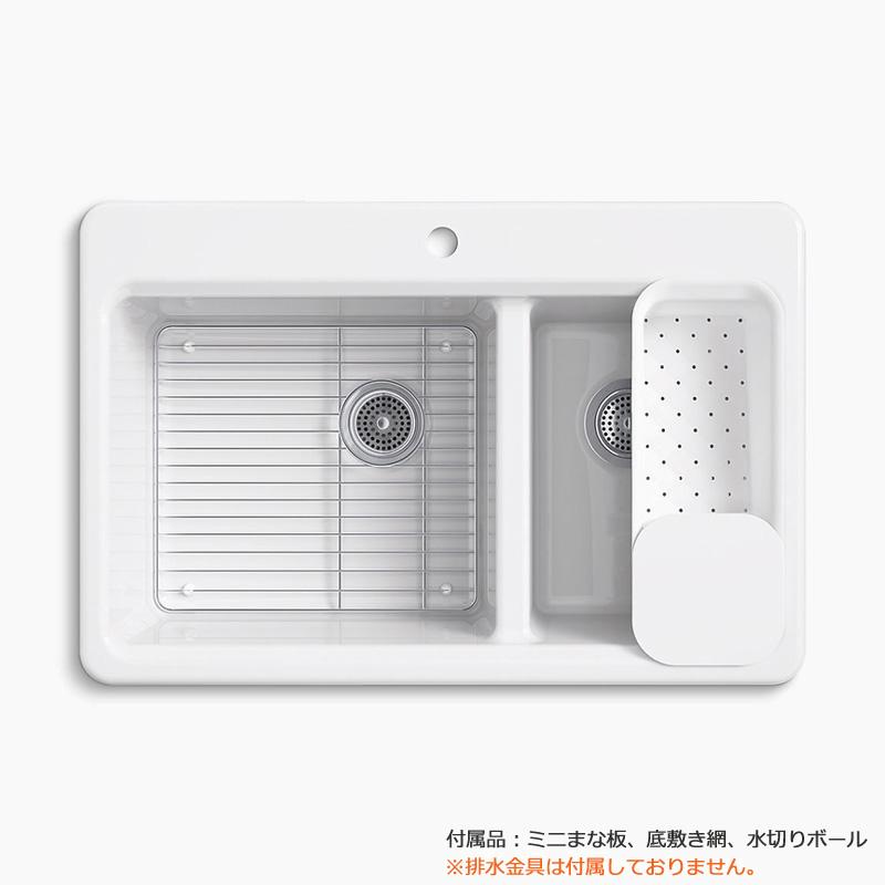 在庫あり 正規輸入品 キッチンシンク KOHLER コーラー Riverby 在庫あり 正規輸入品 キッチンシンク KOHLER コーラー Riverby