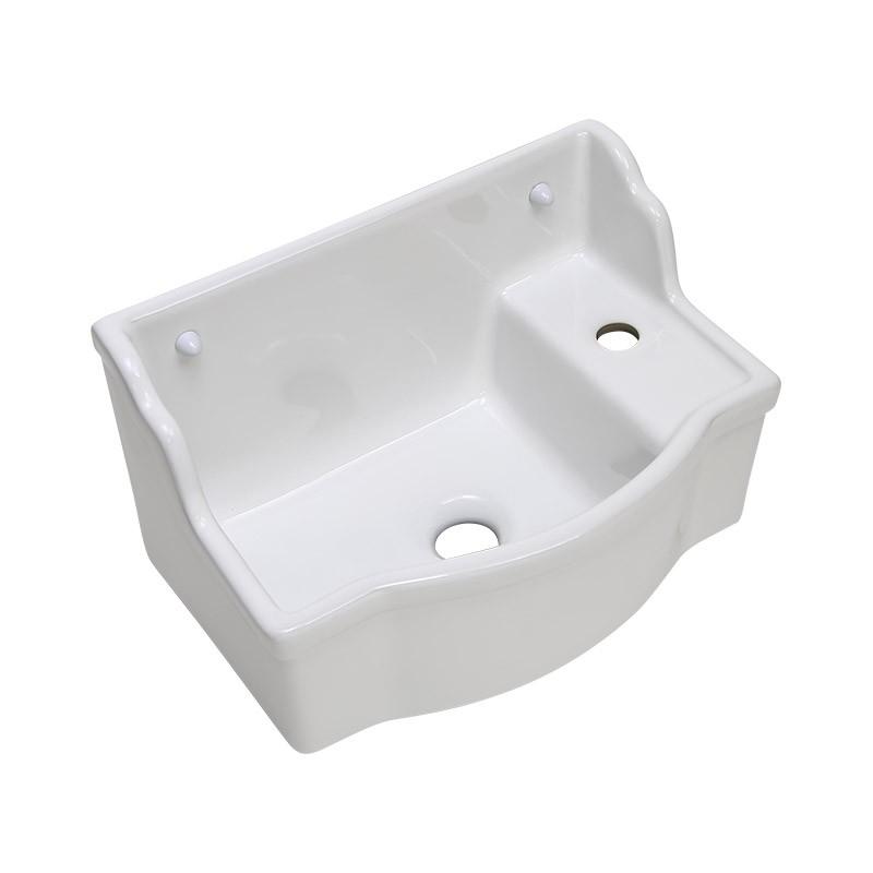 おしゃれ 洗面ボウル 壁掛け手洗器 バケットタイプ 角形 国産 立水栓用 
