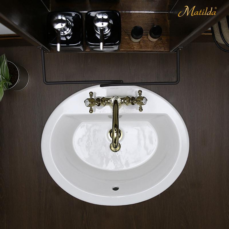 Matilda（マチルダ） 混合栓 ワンホール アンティーク 蛇口 おしゃれ