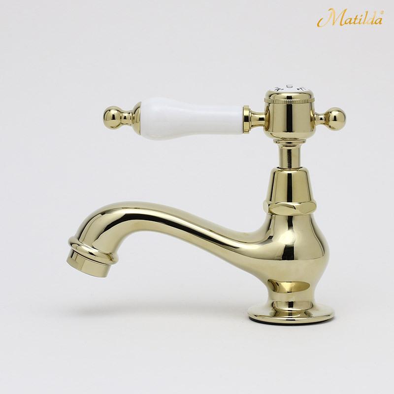 Matilda（マチルダ） 蛇口 アンティーク 可愛い 手洗い器水栓 レバー