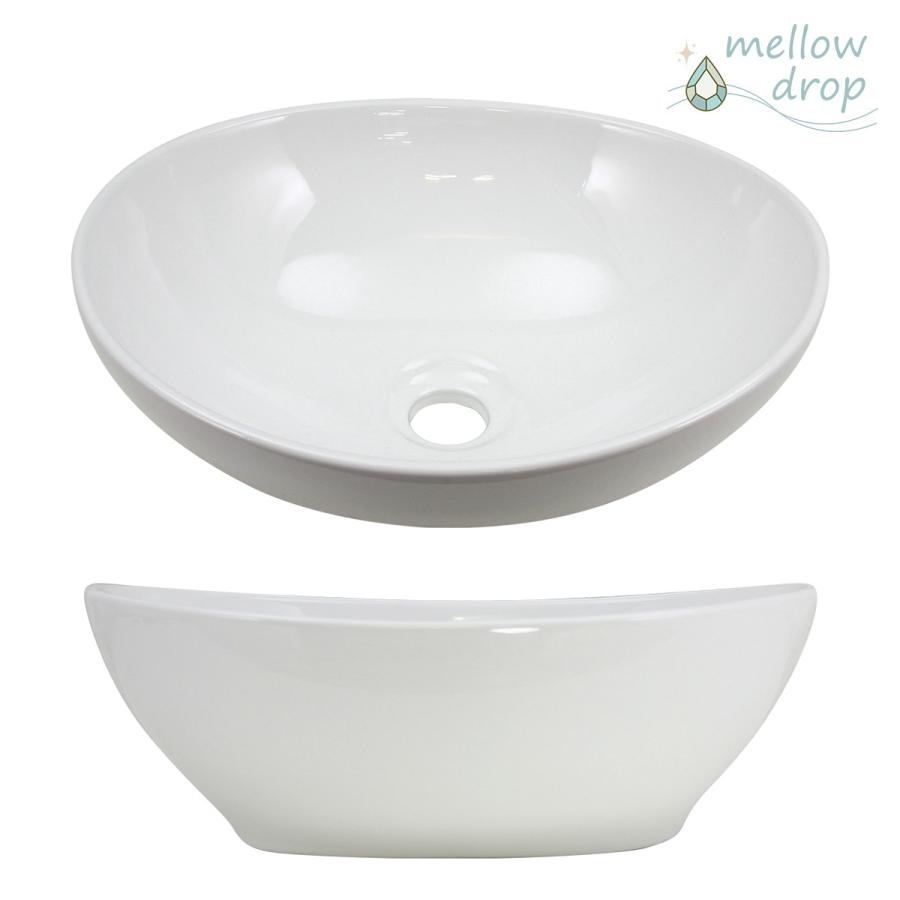 洗面ボウル 置き型 おしゃれ 手洗い器 くすみカラー mellow drop