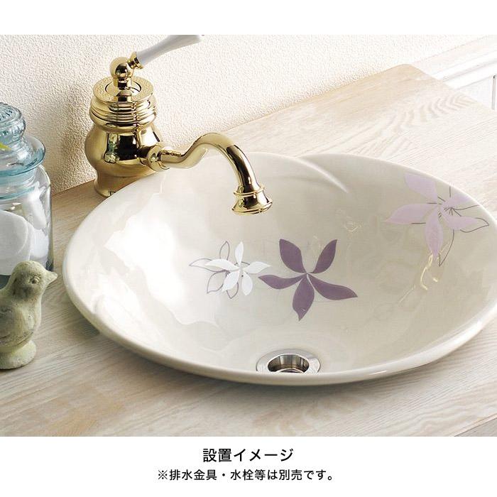おしゃれ 洗面ボウル 置き型 埋め込み 和風 手洗い器 美濃焼 磁器製 
