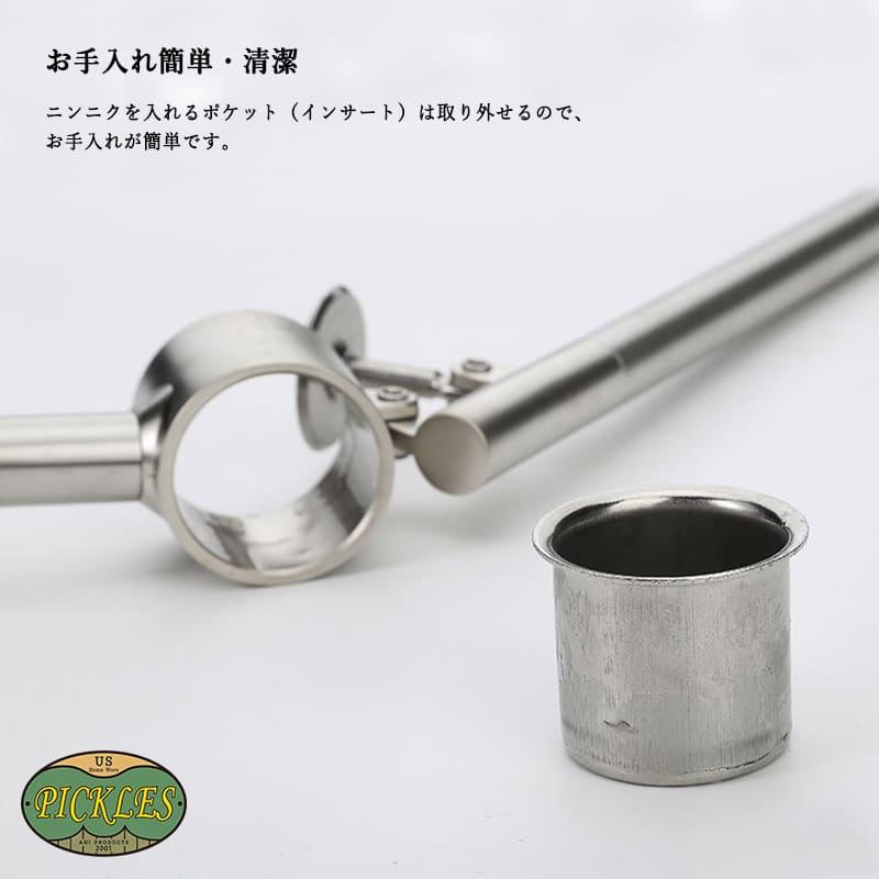 ステンレス製 ガーリックプレス機 キッチンアウトドア SUS304 調理器具