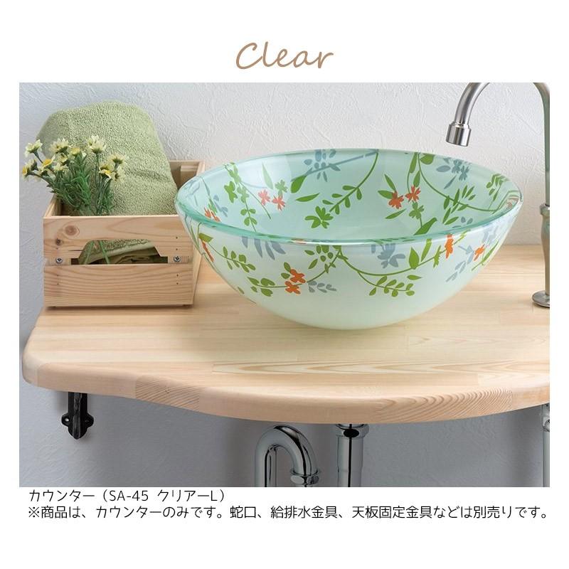 カウンター ハンドメイド 木製カウンター Lサイズ 6色 ハンドメイド おしゃれな天板