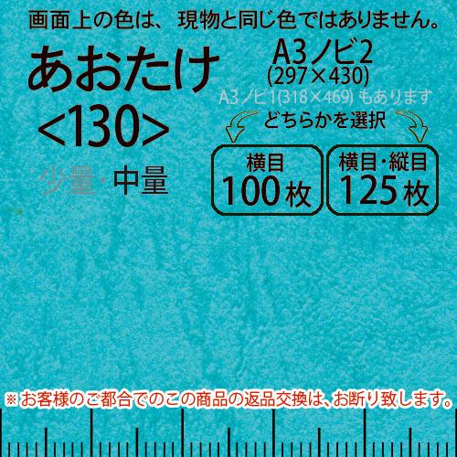 レザック66(中量)青竹A3ノビ判2(297×430)＜130＞(Y目100枚orTY目125枚)