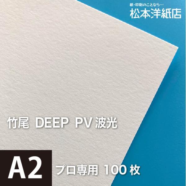竹尾 DEEP PV 波光 A2サイズ：100枚 紙 絵画紙 水彩紙 印刷紙 写真印刷
