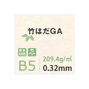 竹はだGA 209.4g/平米 B5サイズ：900枚 印刷紙 印刷用紙 松本洋紙店