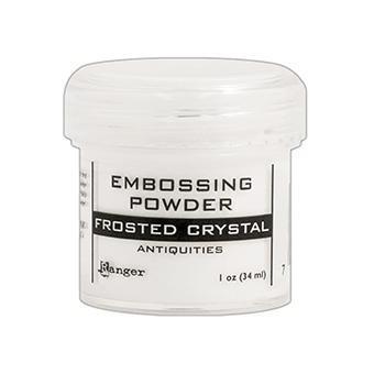 Embossing　Powder　Frosted Crystal, 1oz Jar EPJ37576 エンボッシングパウダー　クリアークリスタル　透明　メール便不可　