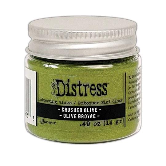 【Tim Holtz Distress〓】 Embossing Glaze Crushed Olive TDE79163 エンボスパウダー