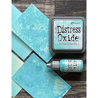 【Ranger レンジャー】Distress Oxide Ink ティムホルツディストレス オキサイド【Salvaged Patina 】インクパット ティムホルツ 消しゴムハンコ |papercraft-tommysuzy|02