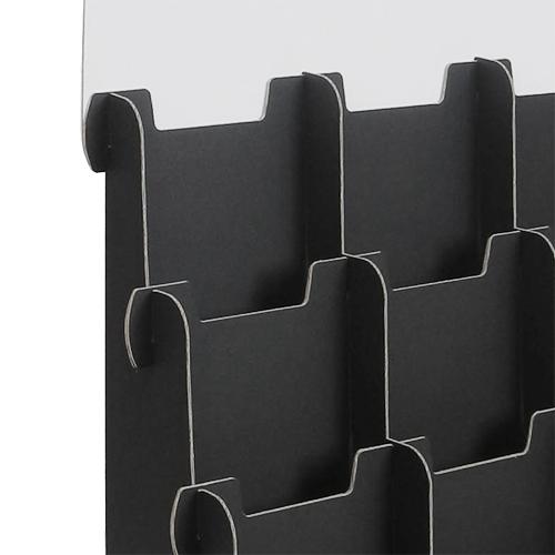 ハガキ・ポストカード用什器3列 (W350*D240*H555) : ペーパーワールド