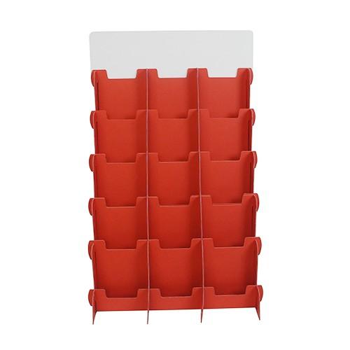 ハガキ・ポストカード用什器3列 (W350*D240*H555) : ペーパーワールド