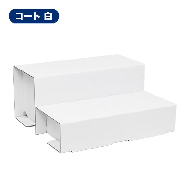 簡単組立てダンボール製卓上什器 ひな壇100(W436*D392) : ペーパー