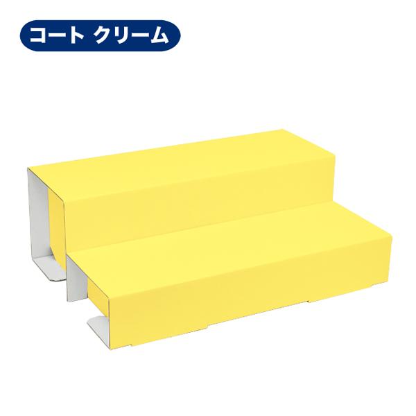 簡単組立てダンボール製卓上什器 ひな壇100(W586*D392) : ペーパー