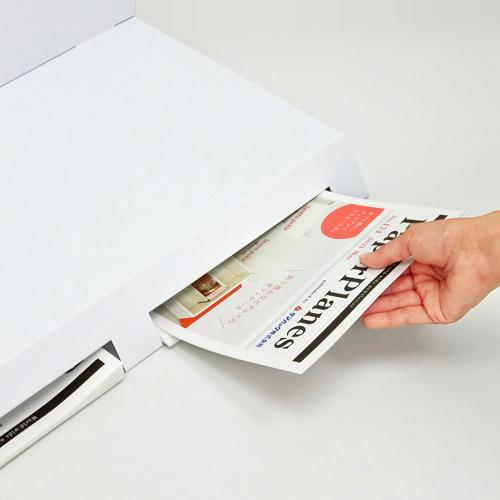 注文ページ しゅ　ディスプレイ台 リーフレット置き付展示台 2列 : ペーパーワールド ヤフー店