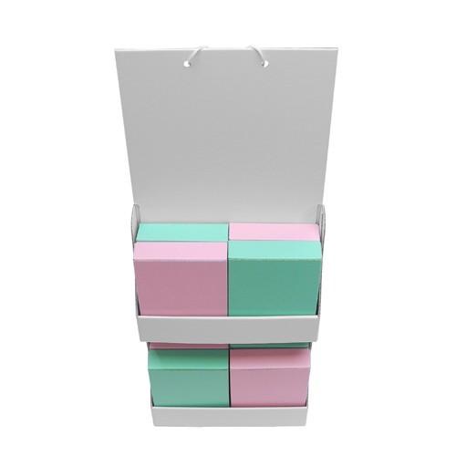 吊り下げ什器 ポケット2段 (W208D75H500) 印刷付き : ペーパーワールド