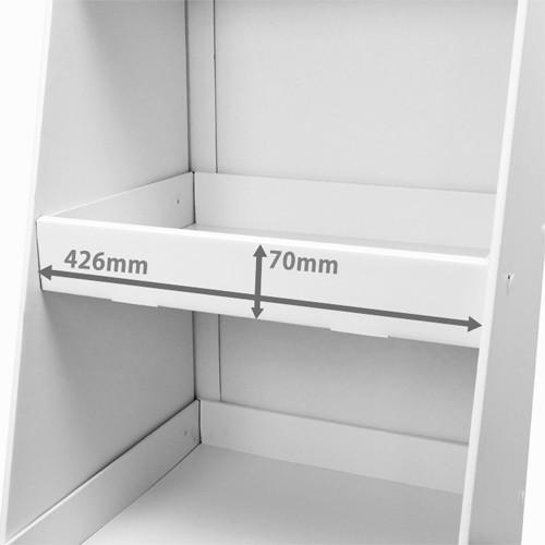フロア什器 3段トレータイプ 印刷付き : ペーパーワールド ヤフー店