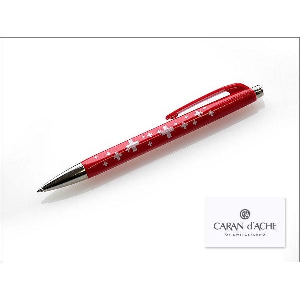 未使用 カランダッシュ GENEVE ボールペン SWISS CARAN d'ACHE（カランダッシュ） 888 インフィニット スイスフラッグ