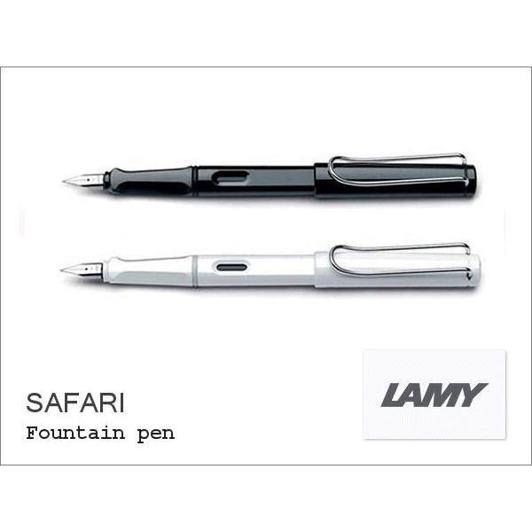 LAMY（ラミー） ラミー・サファリ Safari ブラック＆ホワイト 万年筆