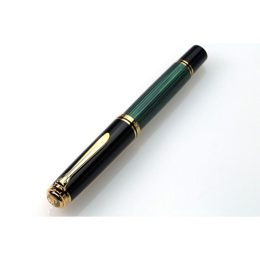 Pelikan 万年筆 グリーン・ブラック M1000 BB Pelikan ペリカン 万年筆 限定品 螺鈿万年筆 M1000 緑光【りょっ