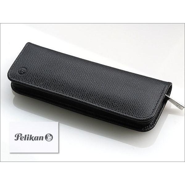 Pelikan（ペリカン） レザーケース 2本用 TGX-2E 本皮製ペンケース