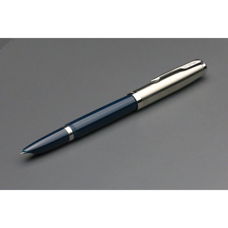 PARKER パーカー 万年筆 F 細字 51 ミッドナイトブルーCT Amazon | PARKER パーカー 万年筆 F 細字 51 ミッドナイトブルー