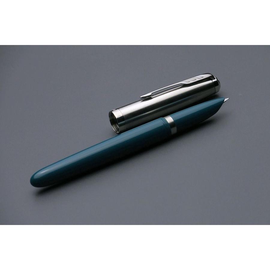 PARKER パーカー　PARKER 51 パーカー51　ティールブルーCT　万年筆　送料無料｜papeterie-la-mer｜06