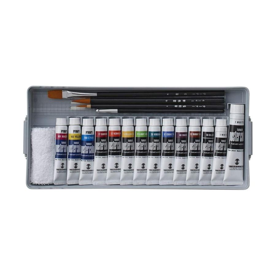 ターナー ターナー色彩 絵具 ポスターカラー 三原色スタディーセット