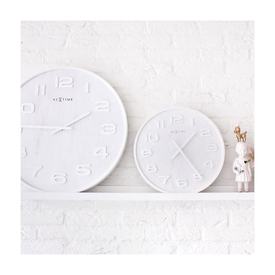 アウトレット特価 NEXTIME ネクスタイム 壁掛け時計 ウッド