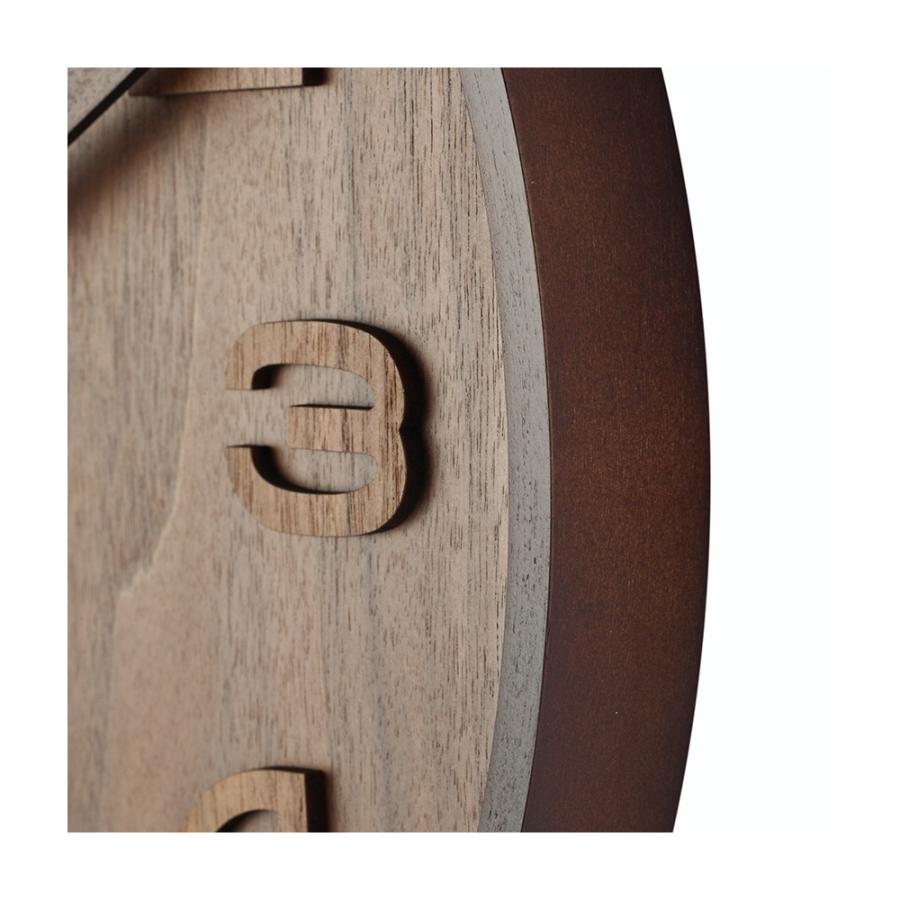 【送料込】NEXTIME ウッドウッドミディアム 壁掛け時計(グレー) 35cm 送料込】NEXTIME ウッドウッドミディアム 壁掛け時計(グレー) 35cm