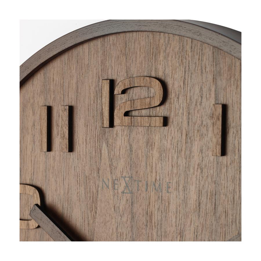 アウトレット特価 NEXTIME ネクスタイム 壁掛け時計 ウッドウッド