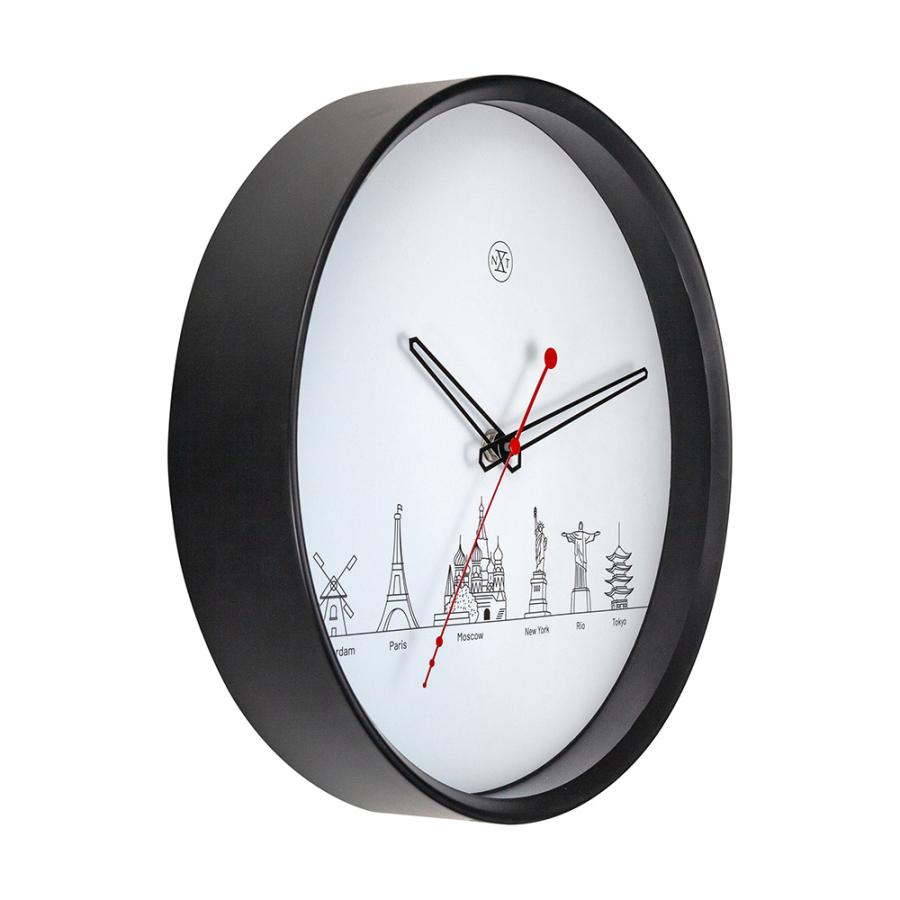 アウトレット特価 NEXTIME ネクスタイム 壁掛け時計 ワールドツアー 時計 おしゃれ スイープ 静か 無音 ナチュラル シンプル インテリア |  | 01