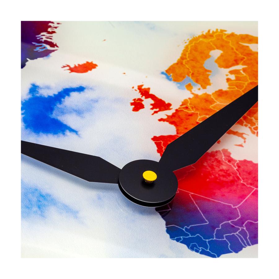 アウトレット特価 NEXTIME ネクスタイム 壁掛け時計 カラフルワールド