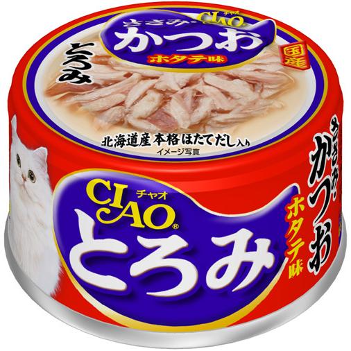 猫ウェットフード　1783 いなば チャオ 缶 とろみ・ささみ・かつお ホタテ味 80g 48個入り