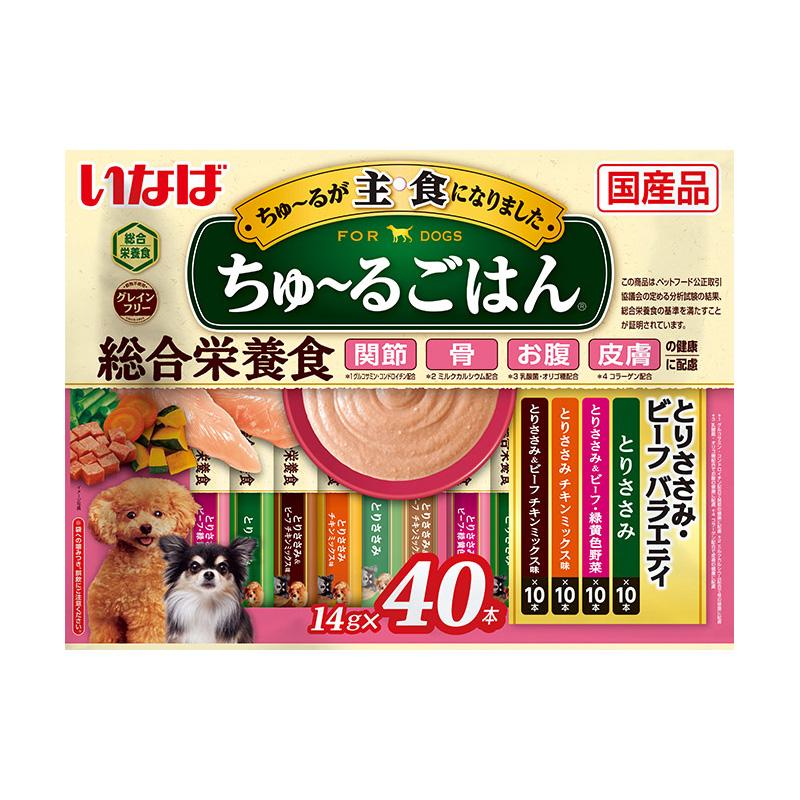 いなば ちゅ〜るごはん 総合栄養食40本入り ８個セット 320本 いなば ちゅ〜るごはん 総合栄養食40本入り 8個セット 320本 いなば