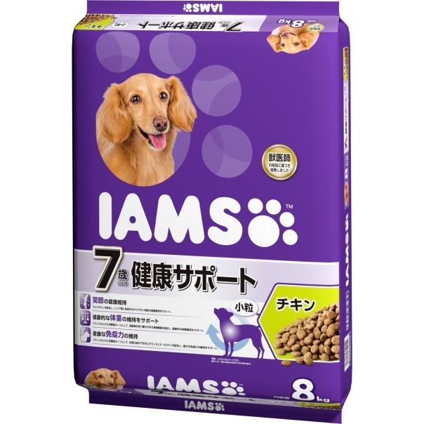 犬ドライフード 4110 アイムス 7歳以上用 健康サポート 小粒 チキン 8kg アイムス 7歳以上用 健康サポート チキン 小粒 12kg 高齢犬用 シニア犬用 ドッグフード ドライフード 総合栄養食 IAMS マースジャパン  正規品-グッドドッグ