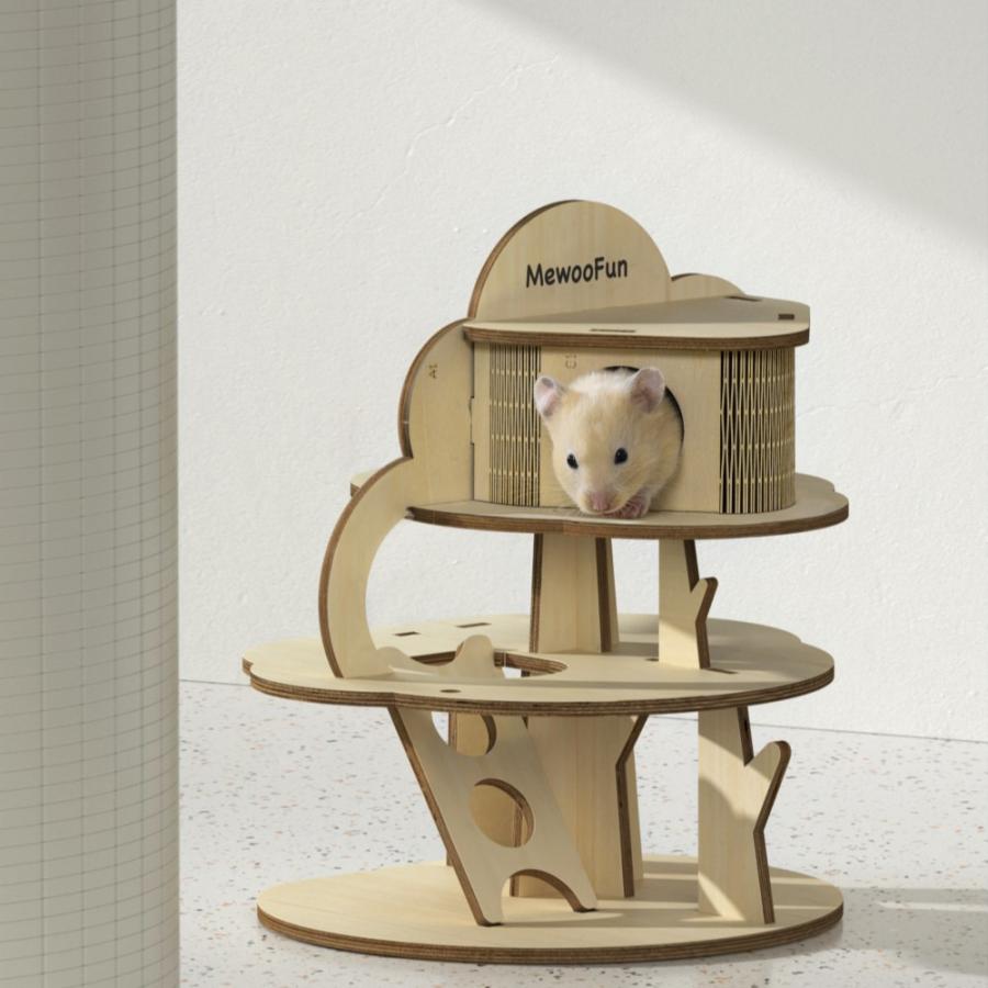ハムスター ケージ かわいい 簡単組み立て 天然木 リス 小動物 ハムスター ケージ かわいい 簡単組み立て 天然木 リス 小動物