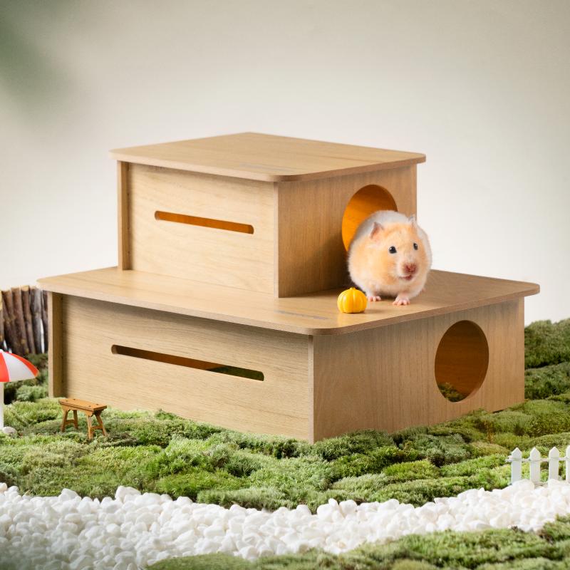ミオファン DIYハウス スクエアネスト L 小動物 ハムスター ハウス