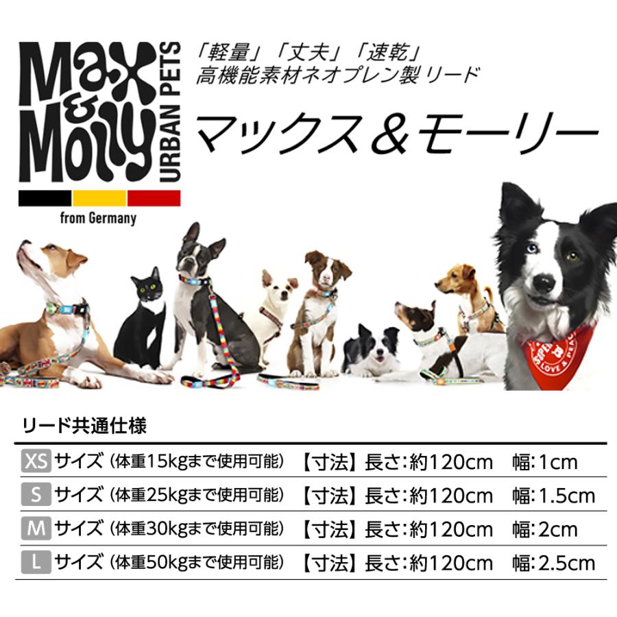 犬用首輪 犬用リード 2点セット お散歩セット マックス＆モーリー XS