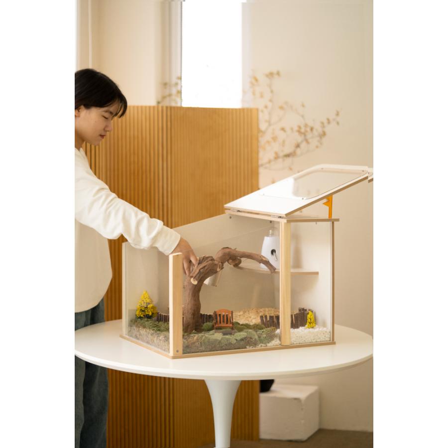 展示サンプルにつき75％OFF ミオファン 小動物用ハウス デラックス