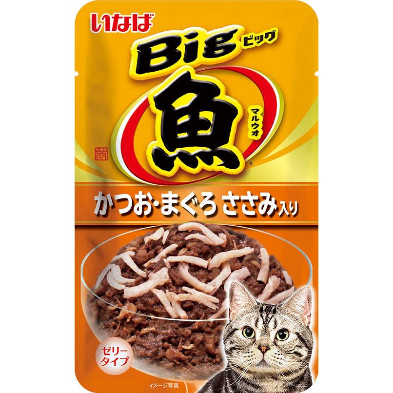 猫ウェットフード 9830 いなば Bigマルウオ かつお・まぐろ・ささみ入り 80g 48個入り :TCR-33:ルークランオンライン - 通販 - Yahoo!ショッピング 猫ウェットフード 9830 いなば Bigマルウオ かつお・まぐろ・ささみ入り 80g 48個入り :TCR-33:ルークランオンライン - 通販 - Yahoo!ショッピング