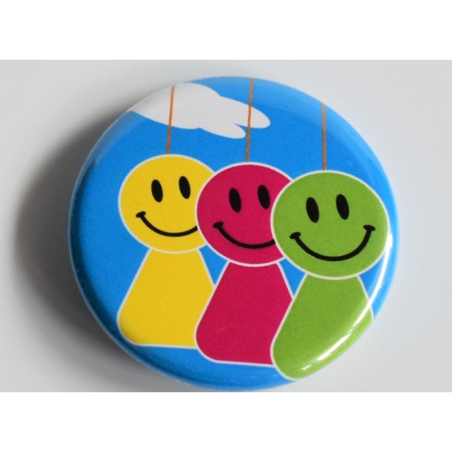 缶バッジ にこちゃん かわいい スマイル缶バッジ てるてる坊主 32mm 2個セット Ks パピエオンラインストア 通販 Yahoo ショッピング