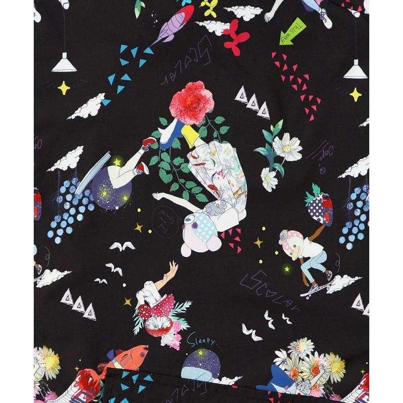 ScoLar ブルゾン SALE スカラー 143643 キノコ・夜の街・蝶花 ScoLar ブルゾン SALE スカラー 143643 キノコ・夜の街・蝶花