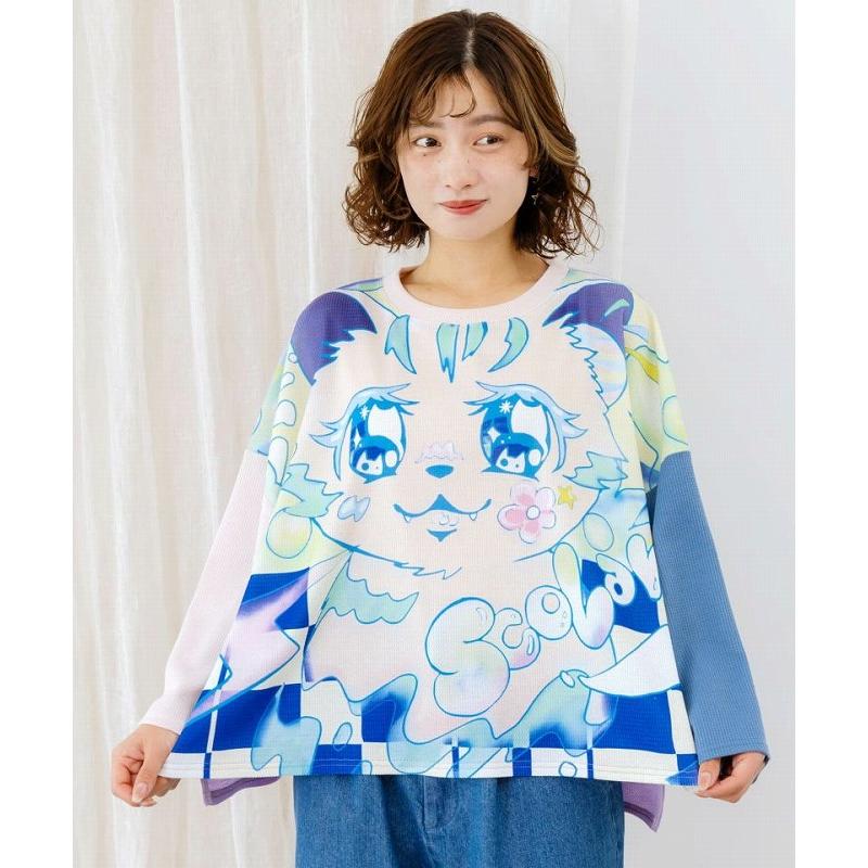 ScoLar（スカラー） トップス SALE ScoLar 152633 アニメなネコ柄 バイ