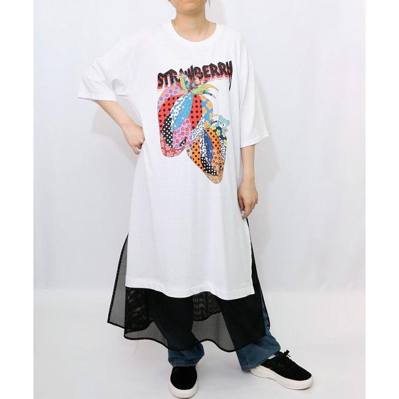 スカラー　ワンピース　新品 551245：花蝶アート柄切替ワンピースの通販-ScoLar