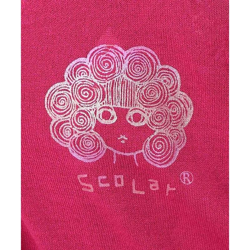 ScoLar 152740：オーロラ箔ロゴプリント 接触冷感カーディガン 152740：オーロラ箔ロゴプリント 接触冷感カーディガン